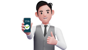 15% Vroegboekkorting